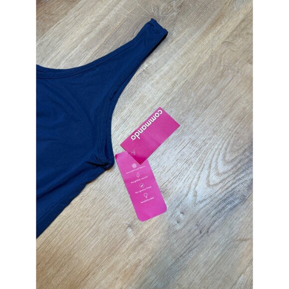 Commando Butter Tank Jumpsuit Navy Blue S Soft Stretchy Sleeveless Drawstring Wa - Picture 3 of 7